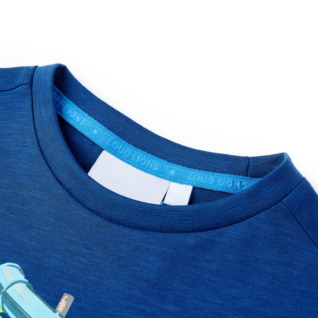 T-shirt pour enfant taille 92 bleu foncé - bleu, 92 (1 5-2 ans) - number 3.