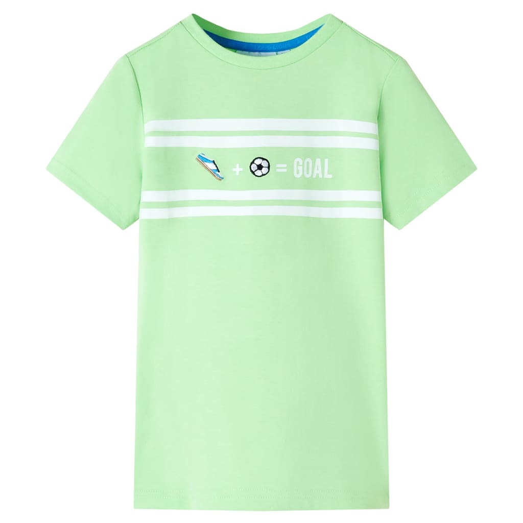 T-shirt pour enfant taille 92 vert fluo - vert, 92 (1 5-2 ans) - number 1.