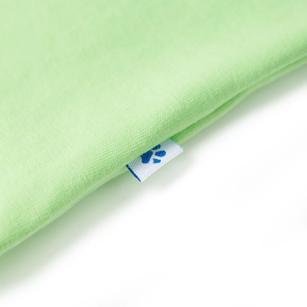 T-shirt pour enfant taille 92 vert fluo - vert, 92 (1 5-2 ans) - number 5.