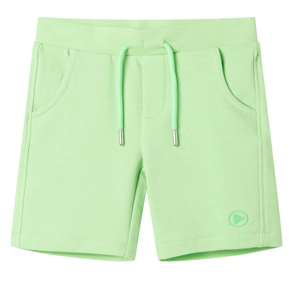Short pour enfant taille 92 vert clair - 92 (1 5-2 ans) - number 1.