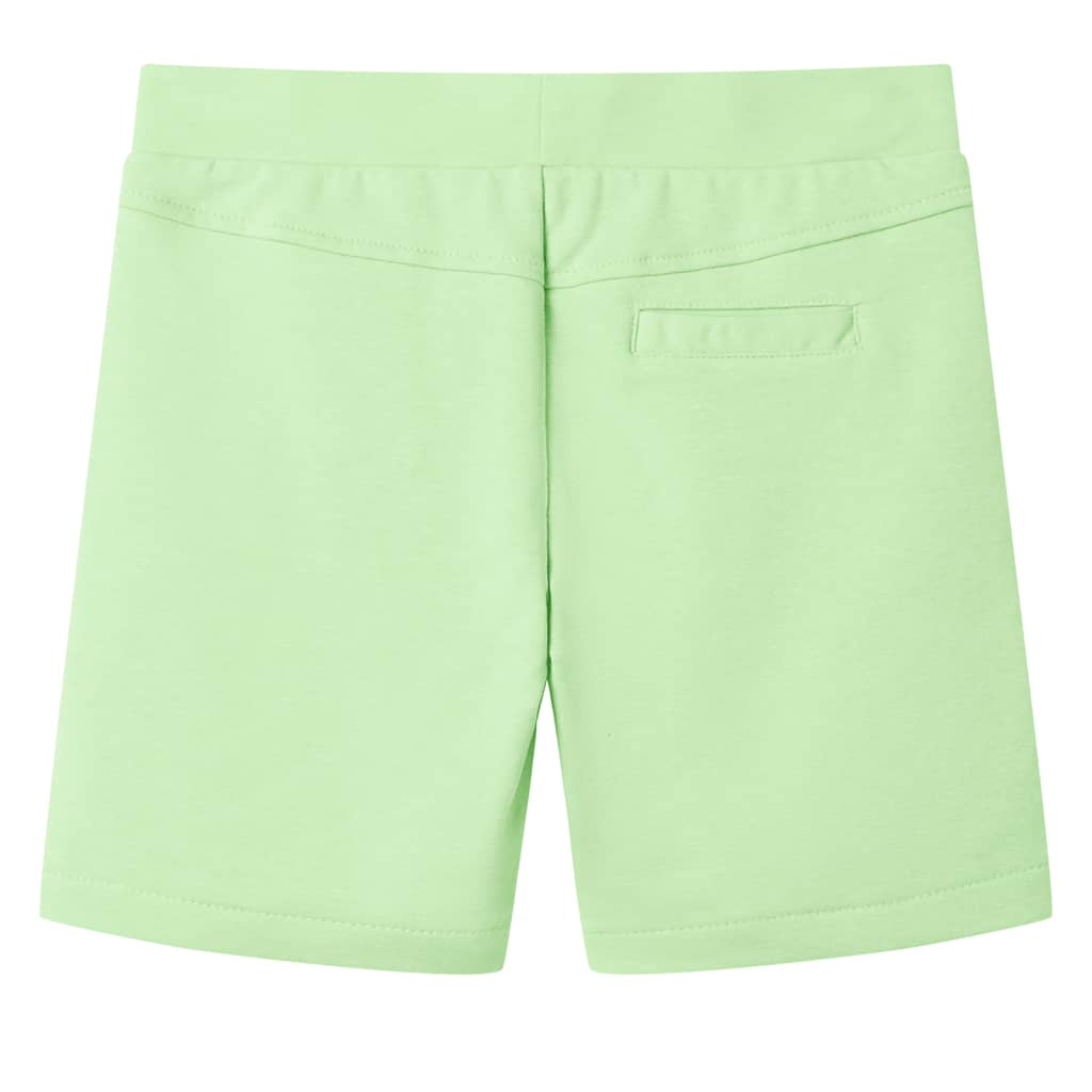 Short pour enfant taille 92 vert clair - 92 (1 5-2 ans) - number 2.