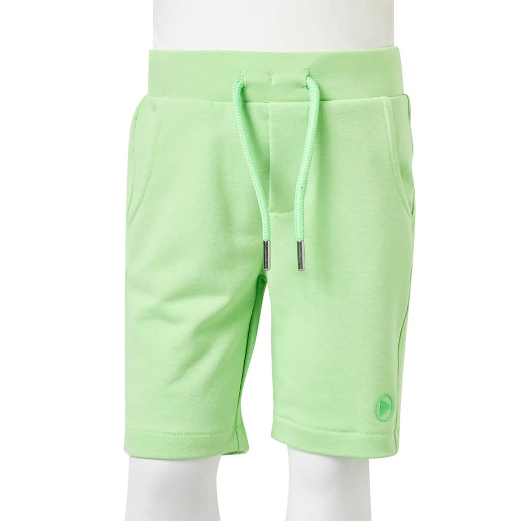 Short pour enfant taille 92 vert clair - 92 (1 5-2 ans) - number 8.