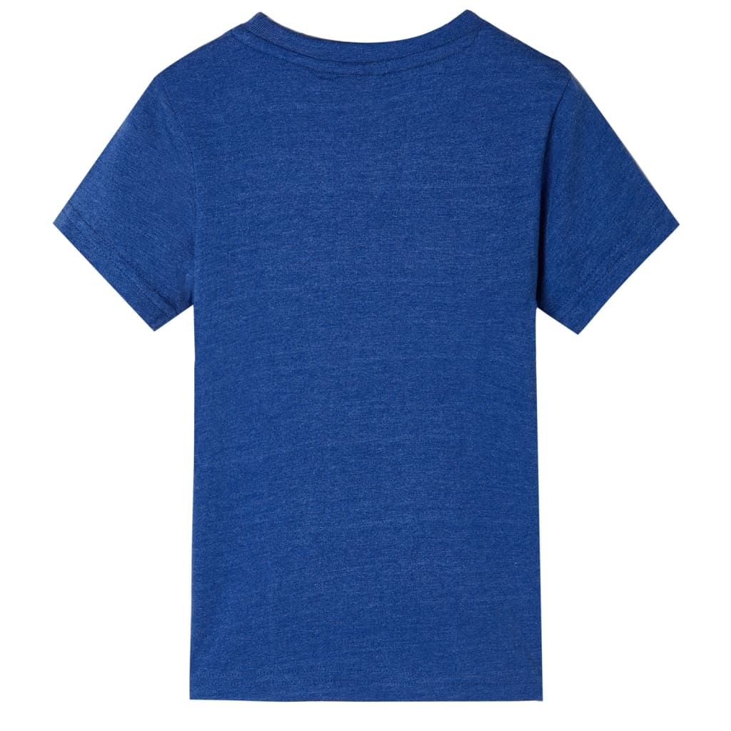 T-shirt pour enfant taille 92 bleu foncé chiné - 92 (1 5-2 ans) - number 2.