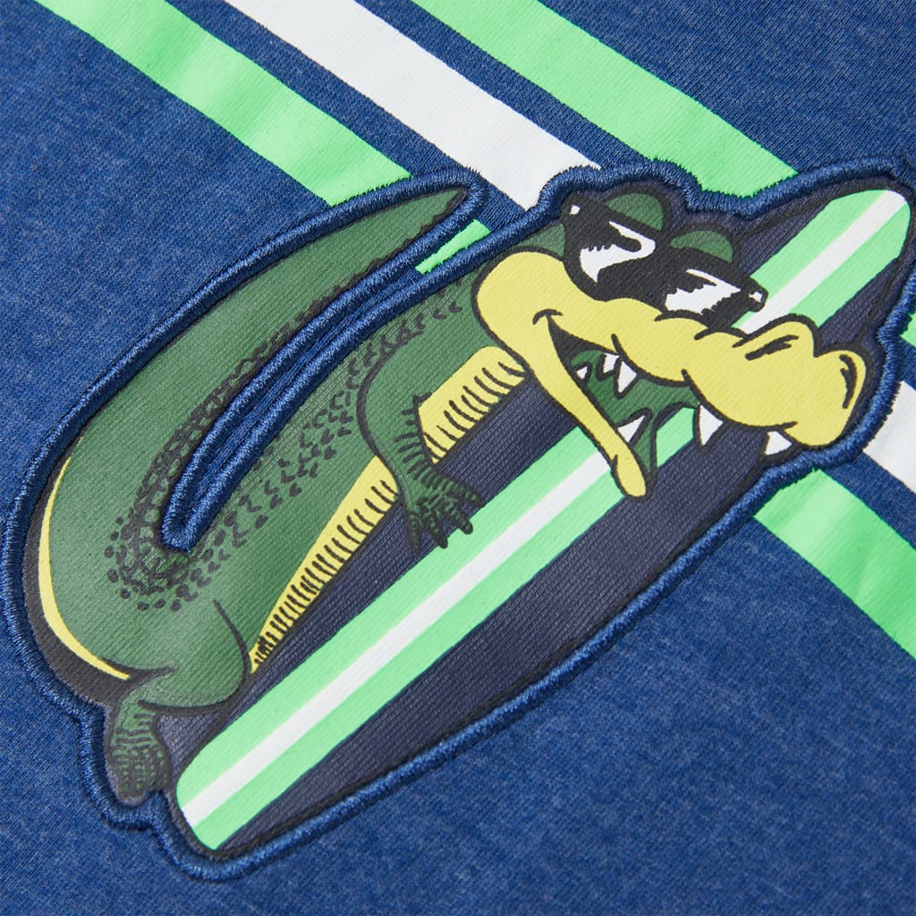 T-shirt pour enfant taille 92 bleu foncé chiné - 92 (1 5-2 ans) - number 4.