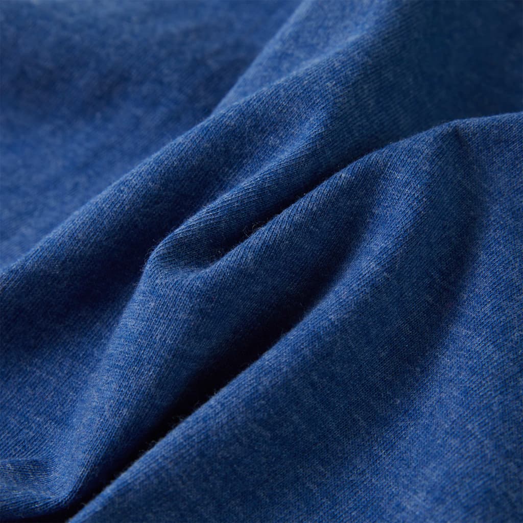 T-shirt pour enfant taille 92 bleu foncé chiné - 92 (1 5-2 ans) - number 7.