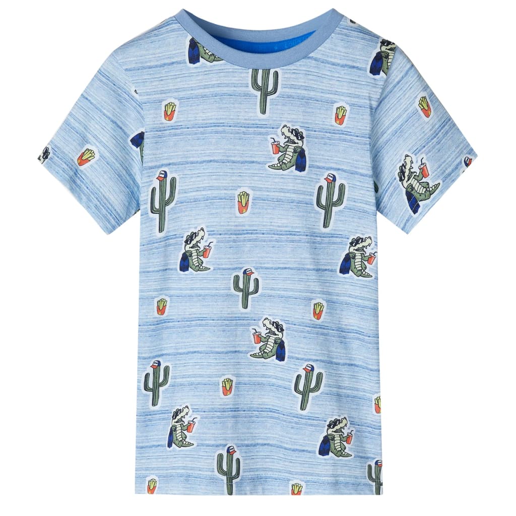 T-shirt pour enfant taille 92 - bleu, 140 (9-10 ans) - number 1.
