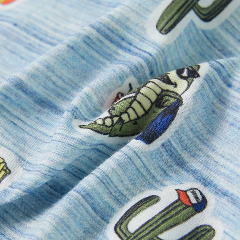 T-shirt pour enfant taille 92 - bleu, 140 (9-10 ans) - number 7.