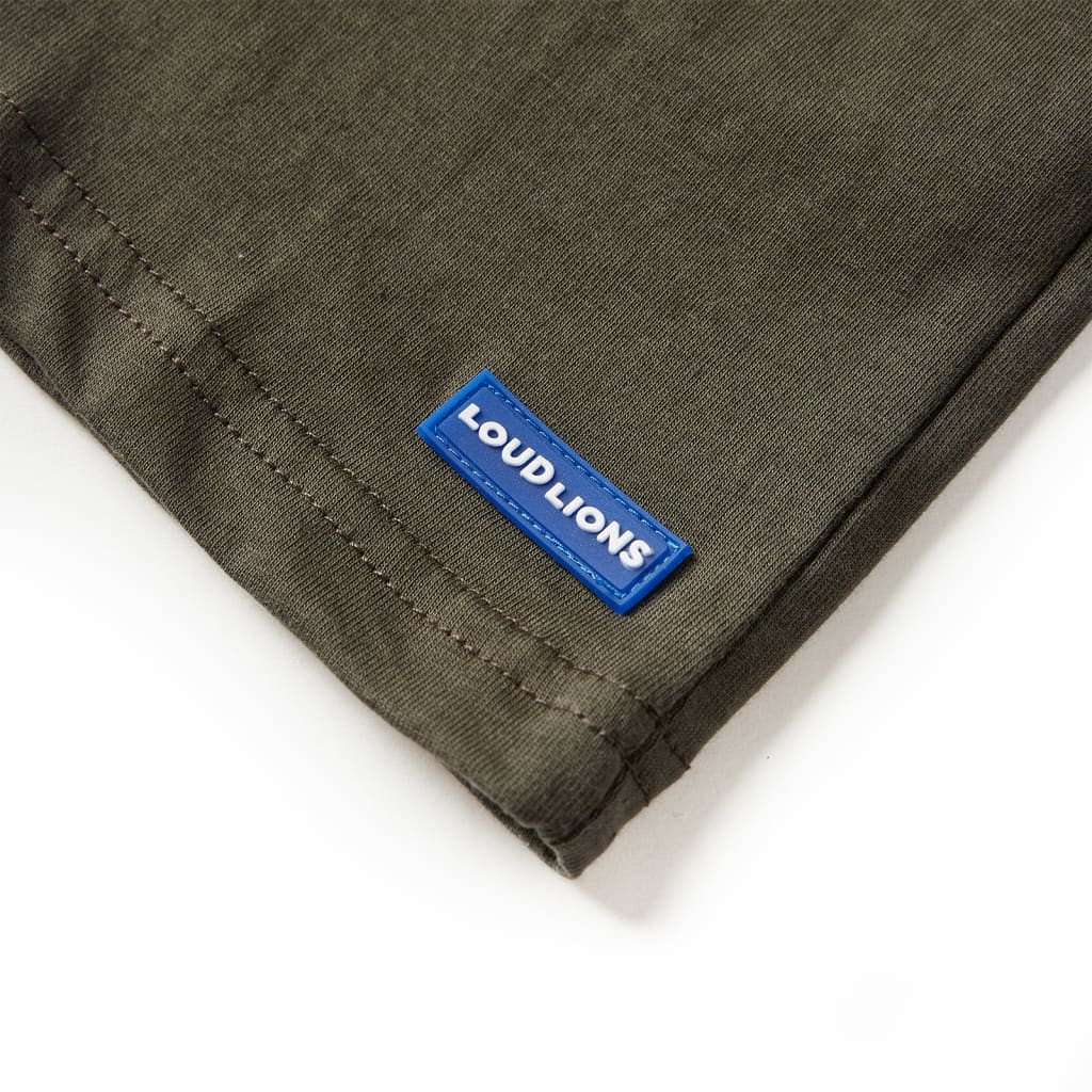 T-shirt manches longues pour enfant taille 92 kaki - 92 (1 5-2 ans) - number 5.