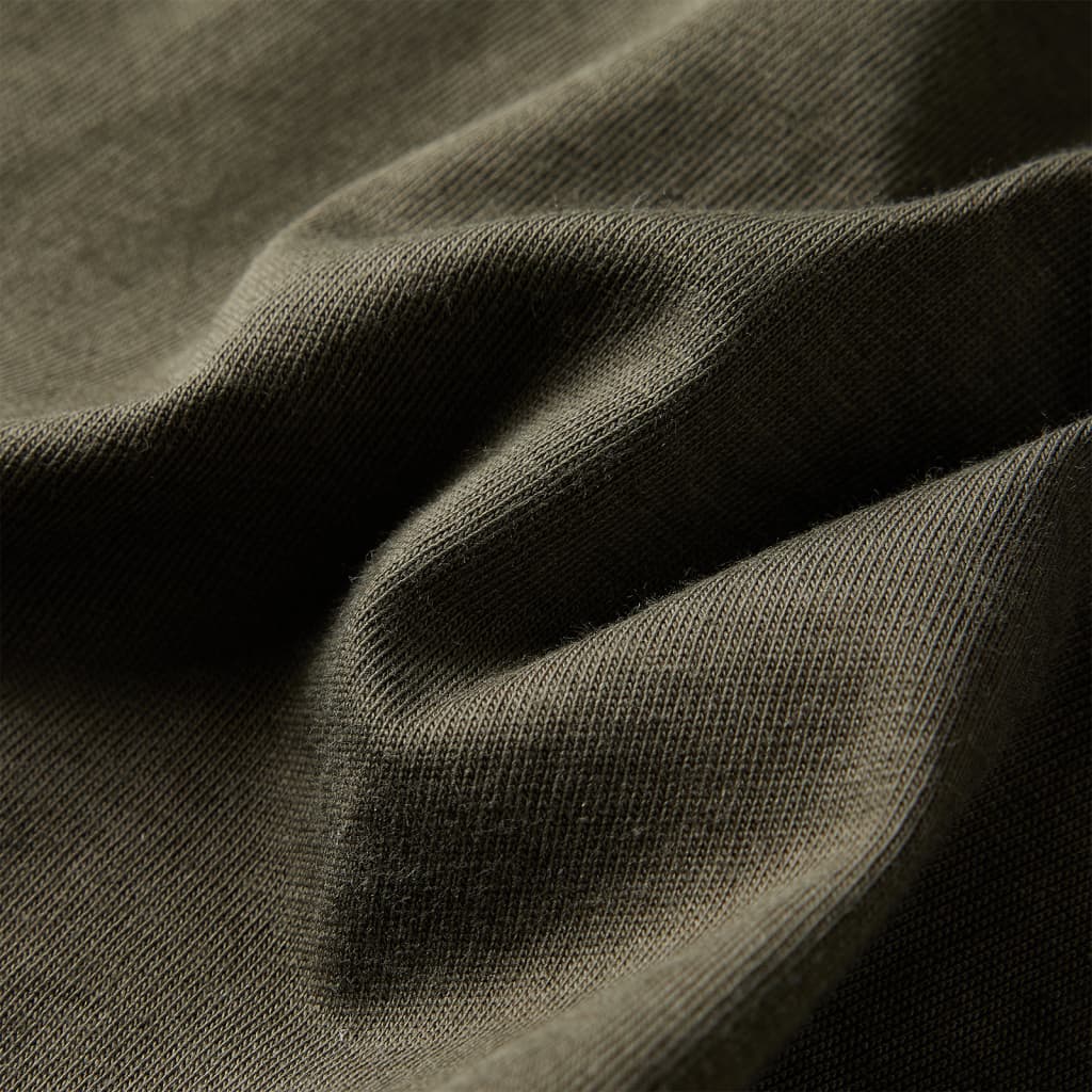 T-shirt manches longues pour enfant taille 92 kaki - 92 (1 5-2 ans) - number 7.