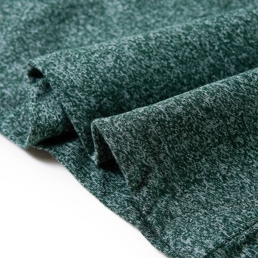 T-shirt à manches longues pour enfant taille 92 vert chiné - vert foncé, 92 (1 5-2 ans) - number 6.