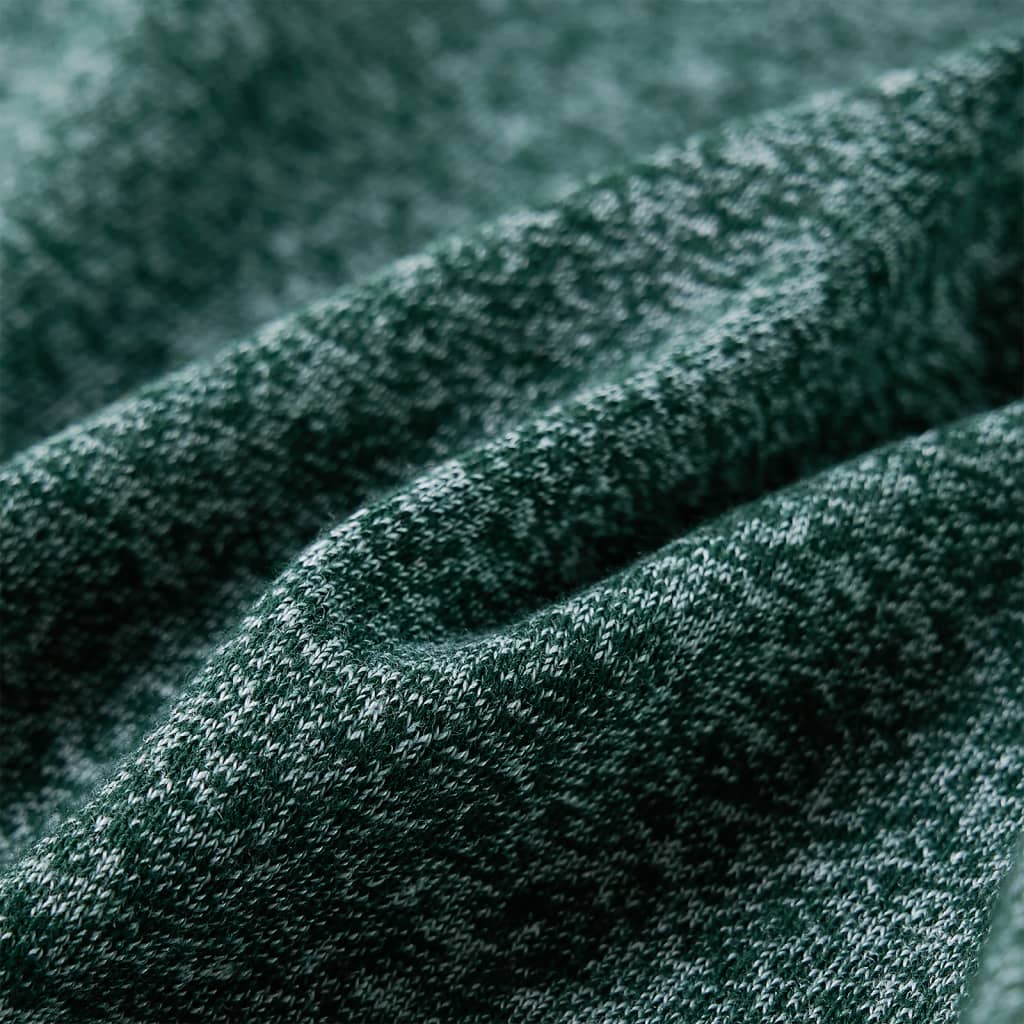 T-shirt à manches longues pour enfant taille 92 vert chiné - vert foncé, 92 (1 5-2 ans) - number 7.