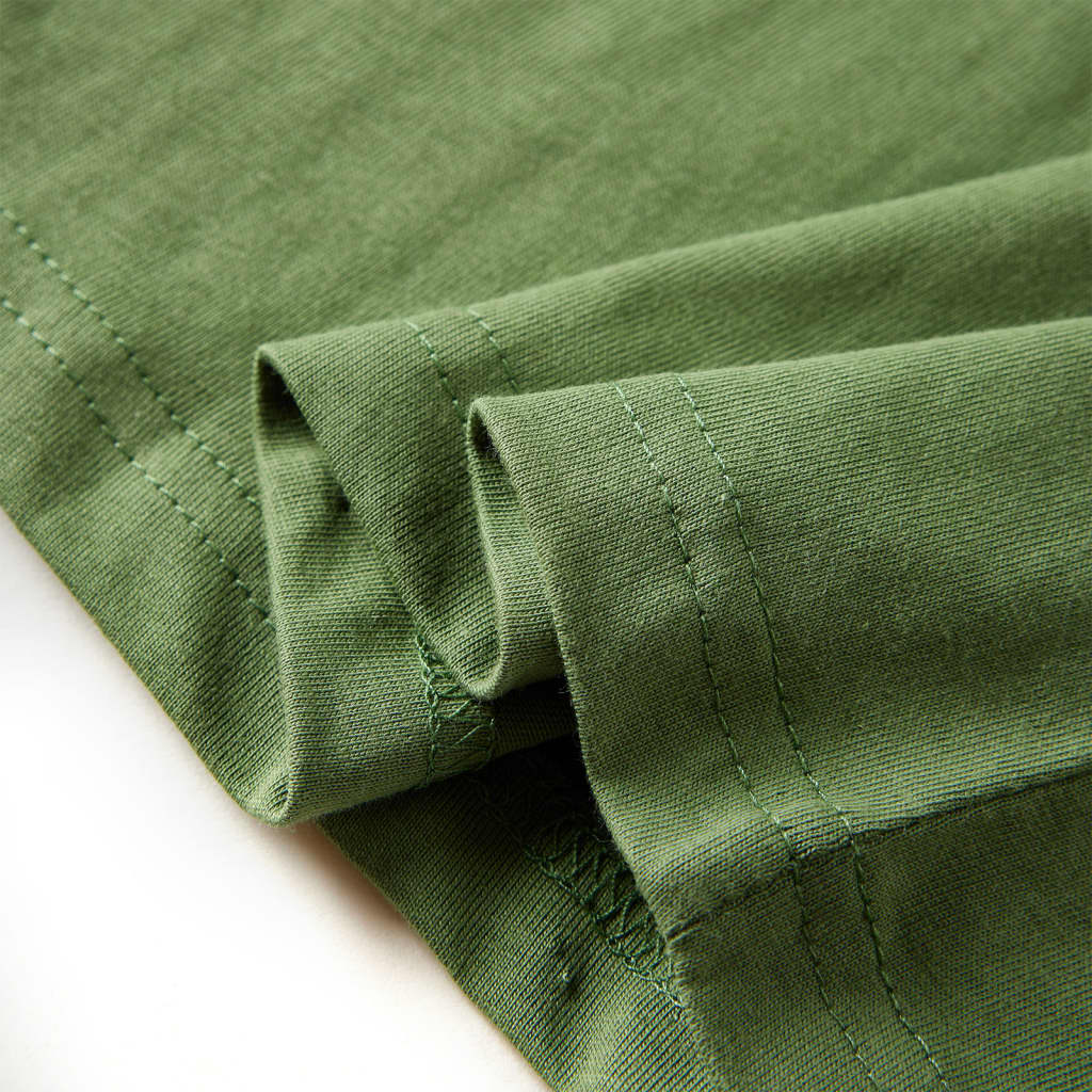 T-shirt à manches longues pour enfant taille 92 kaki clair - kaki, 92 (1 5-2 ans) - number 7.