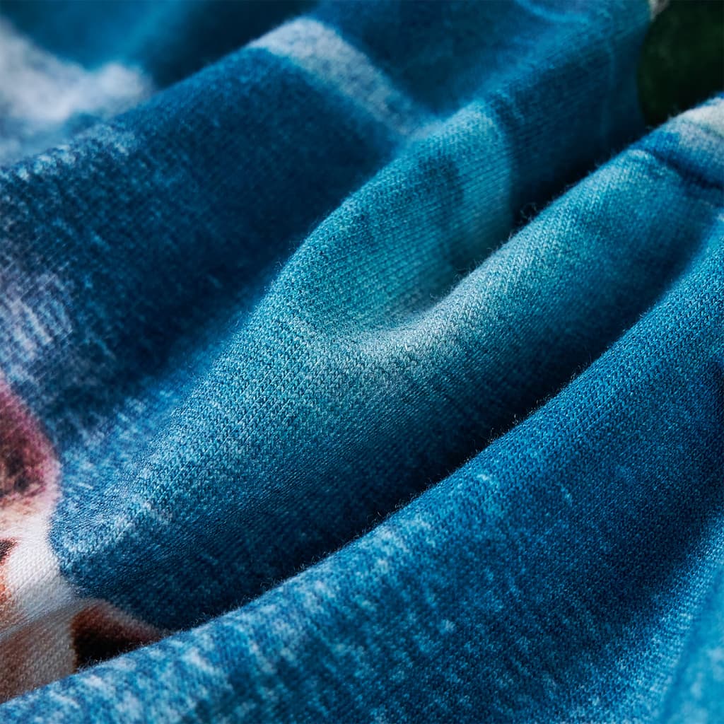 T-shirt manches longues pour enfant taille 92 bleu marine - 92 (1 5-2 ans) - number 7.