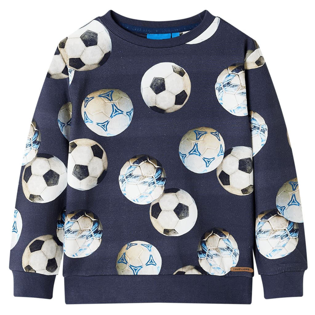 Sweat pour enfant taille 92 bleu marine - 92 (1 5-2 ans) - number 1.
