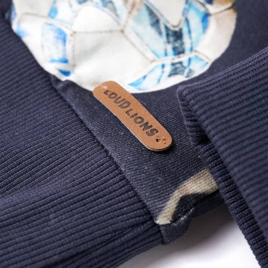 Sweat pour enfant taille 92 bleu marine - 92 (1 5-2 ans) - number 5.