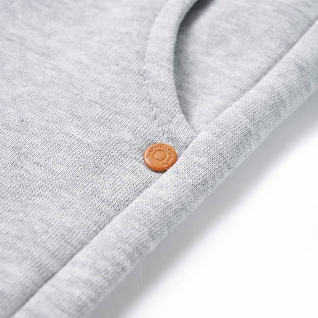 Pantalon de jogging pour enfant taille 92 gris chiné - gris, 128 (7-8 ans) - number 5.