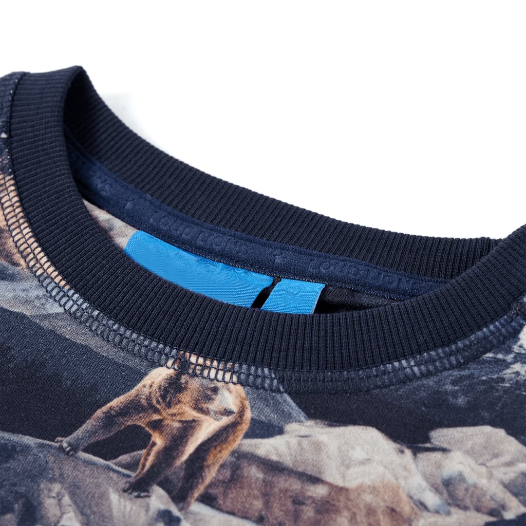 Sweat pour enfant taille 92 bleu marine - 92 (1 5-2 ans) - number 3.