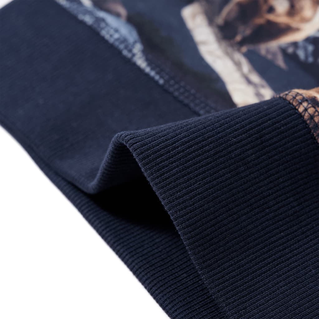 Sweat pour enfant taille 92 bleu marine - 92 (1 5-2 ans) - number 6.