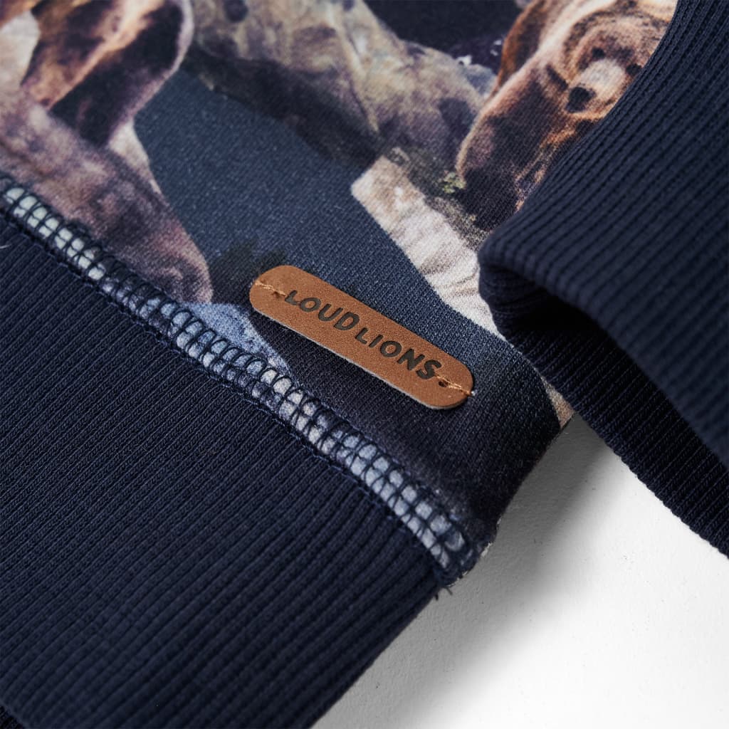 Sweat pour enfant taille 92 bleu marine - 92 (1 5-2 ans) - number 5.