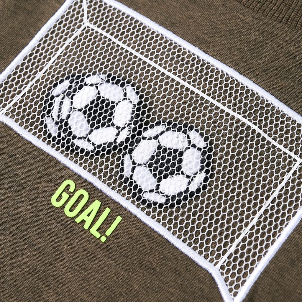 T-shirt à manches longues pour enfant taille 92 couleur kaki - kaki, 92 (1 5-2 ans) - number 4.