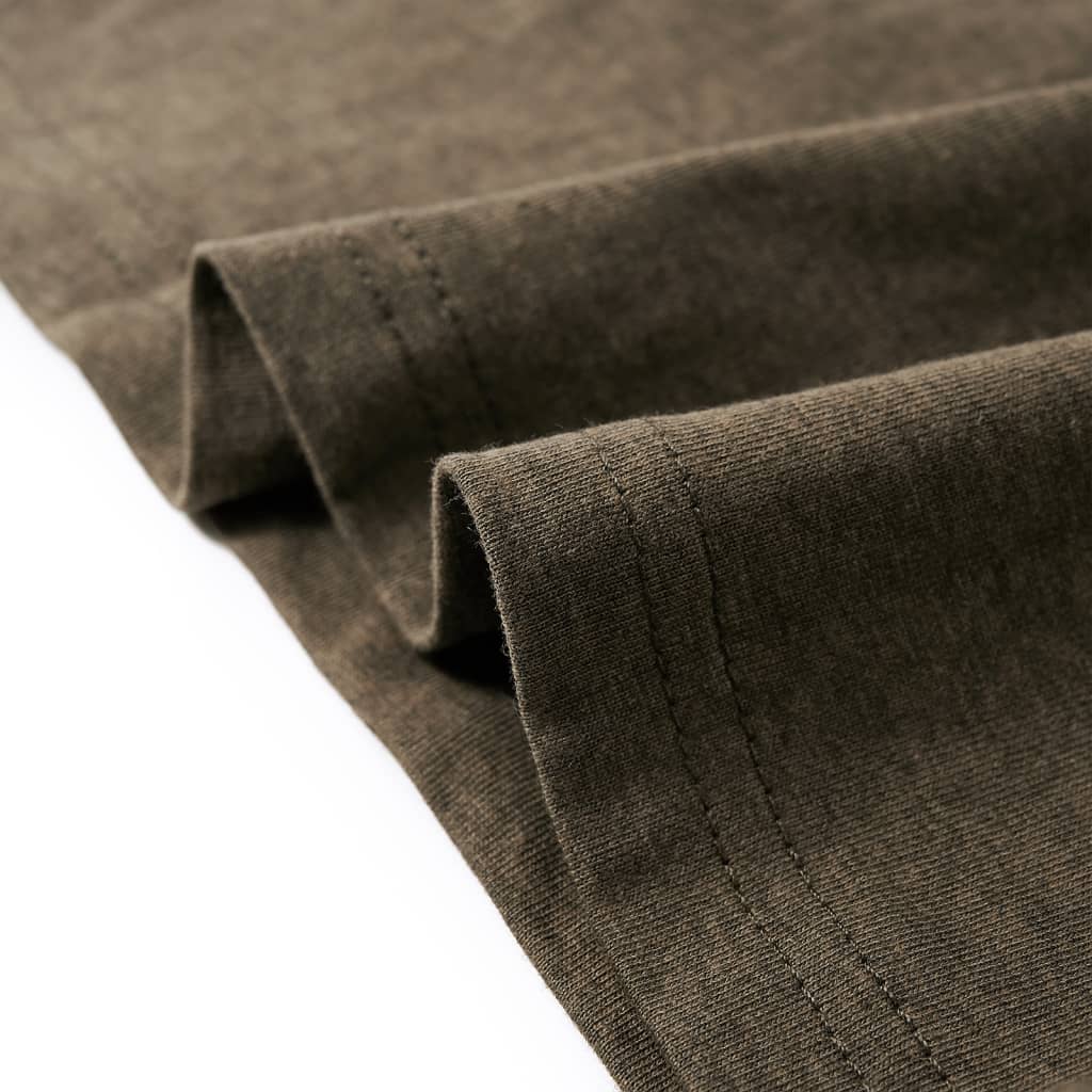 T-shirt à manches longues pour enfant taille 92 couleur kaki - kaki, 92 (1 5-2 ans) - number 6.