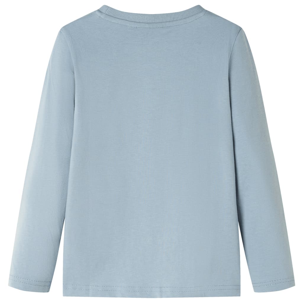 T-shirt à manches longues pour enfant taille 92 bleu clair - bleu, 92 (1 5-2 ans) - number 2.