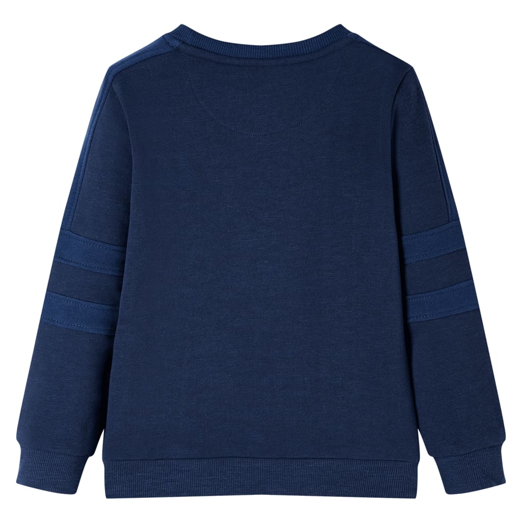 Sweat-shirt pour enfant taille 92 navy melange - bleu marine, 92 (1 5-2 ans) - number 2.