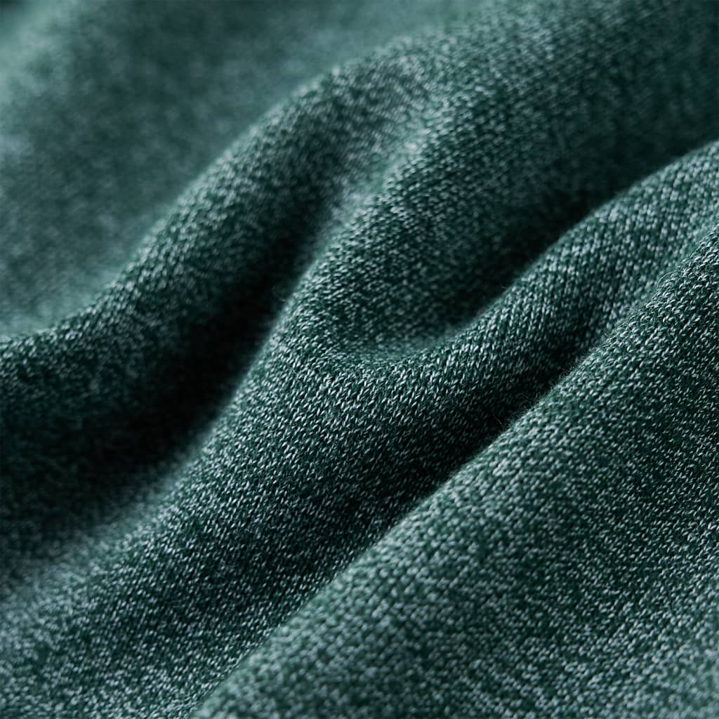 Sweat-shirt pour enfant vert foncé chiné taille 92 - vert, 92 (1 5-2 ans) - number 7.