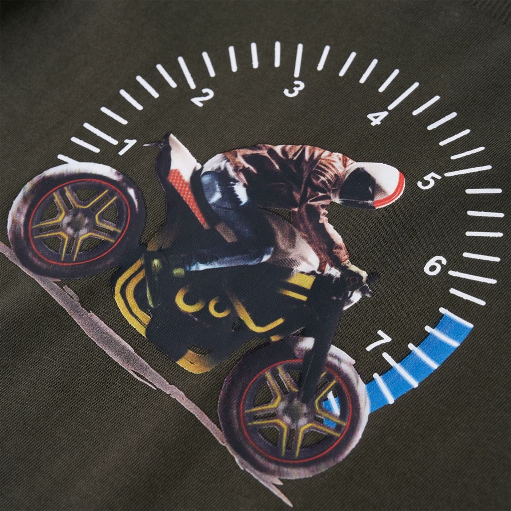 T-shirt à manches longues pour enfant taille 92 - kaki, 92 (1 5-2 ans) - number 4.