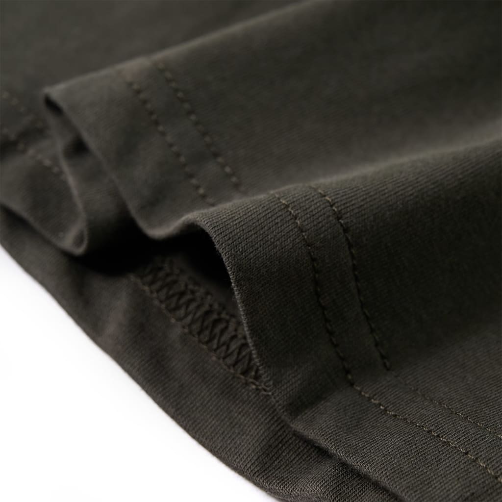 T-shirt à manches longues pour enfant taille 92 - kaki, 92 (1 5-2 ans) - number 6.