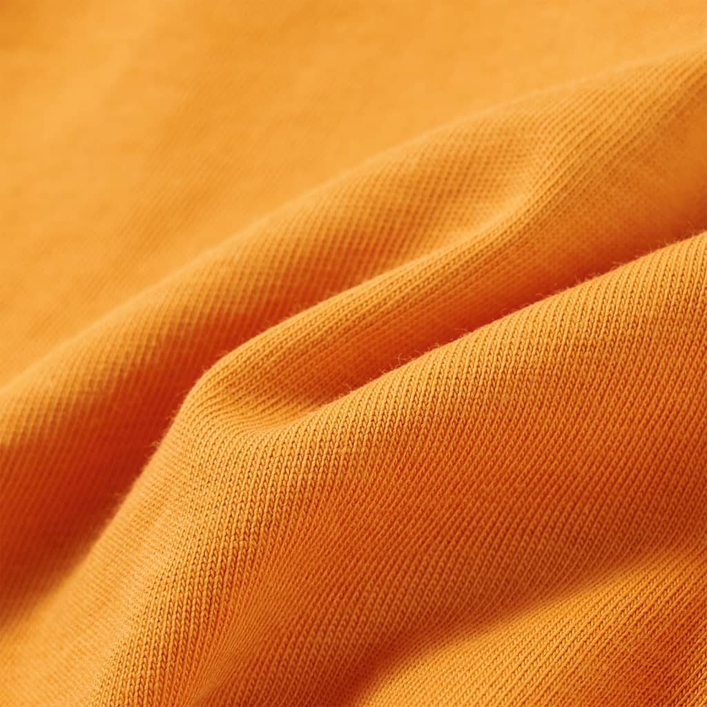 T-shirt manches longues pour enfant taille 92 jaune ocre - ocre, 92 (1 5-2 ans) - number 7.