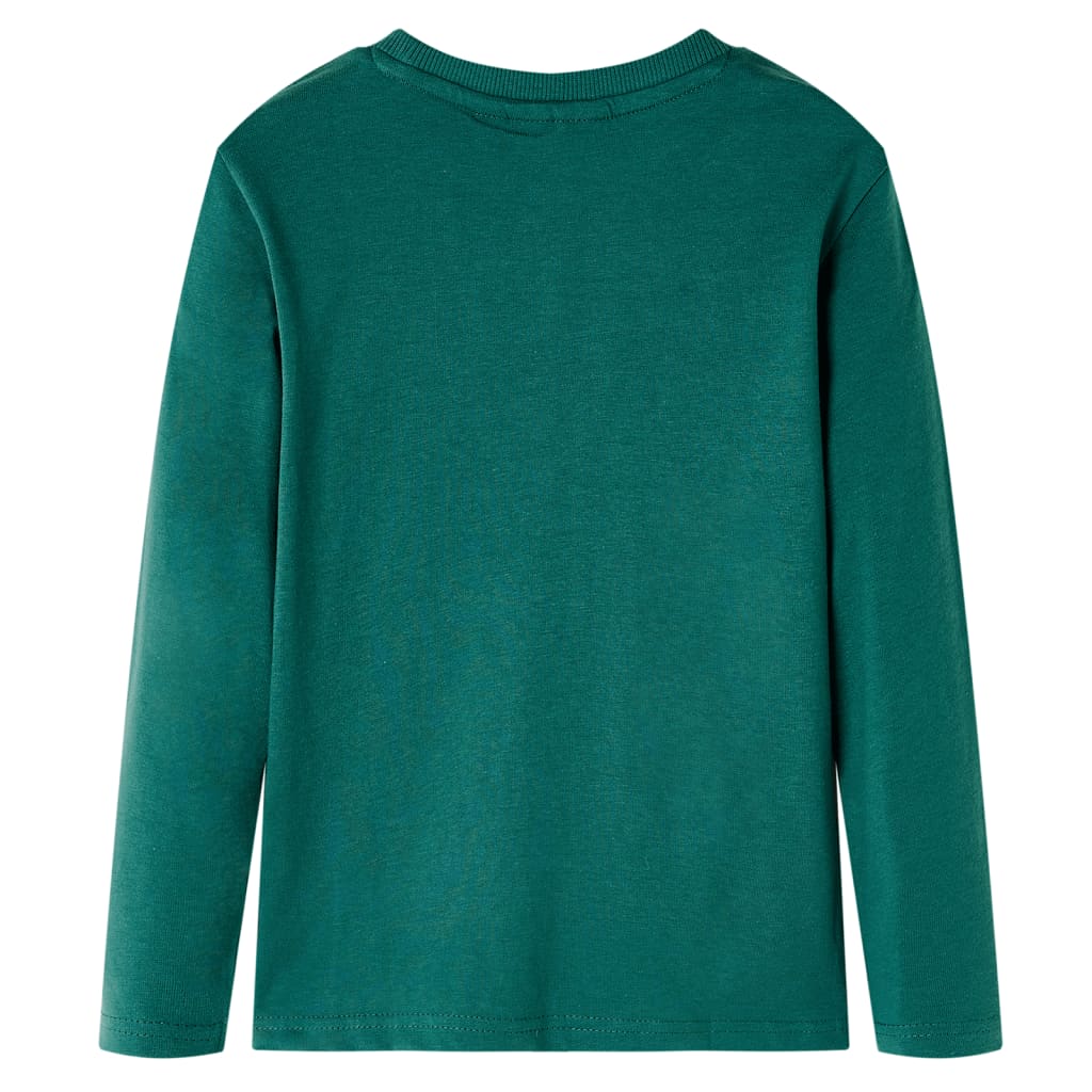 T-shirt à manches longues pour enfant taille 92 - vert, 92 (1 5-2 ans) - number 2.