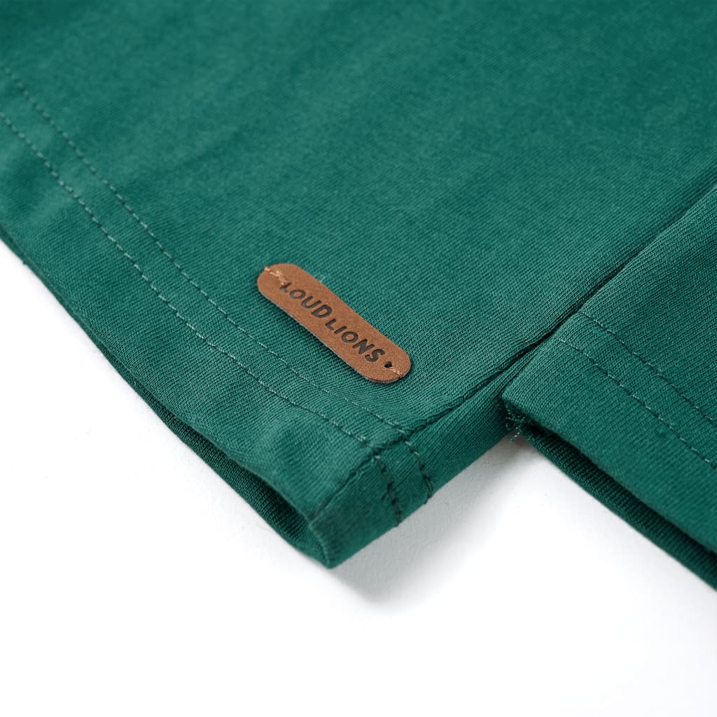 T-shirt à manches longues pour enfant taille 92 - vert, 92 (1 5-2 ans) - number 5.