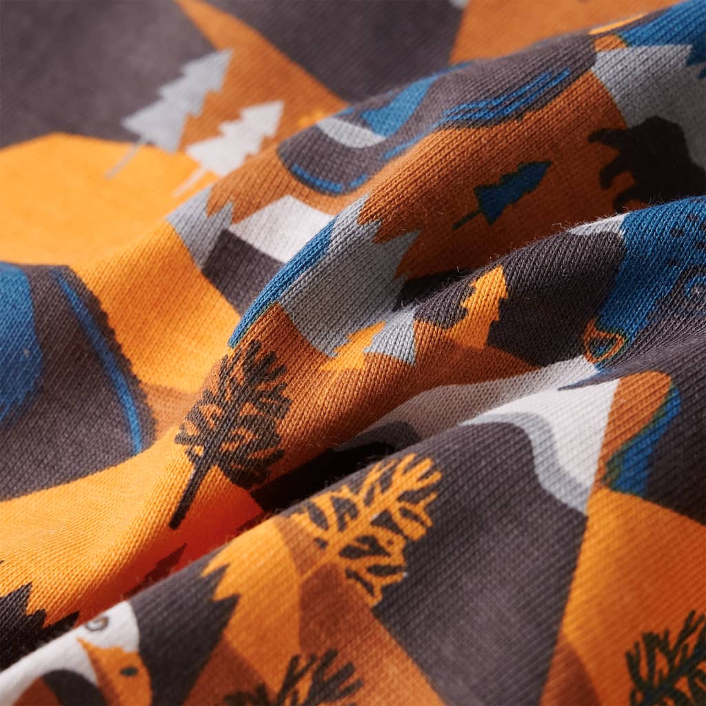 Pyjama pour enfant taille 92 couleur cognac - 92 (1 5-2 ans) - number 10.