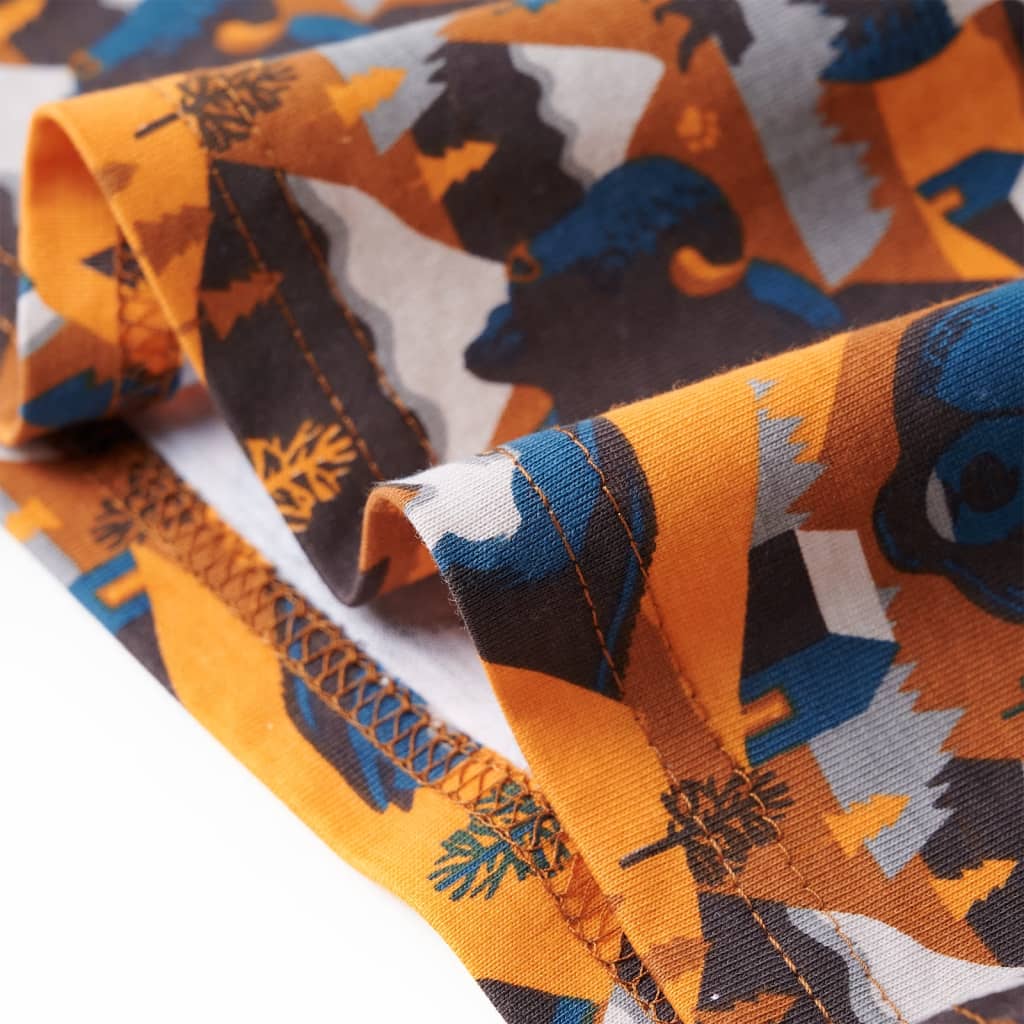 Pyjama pour enfant taille 92 couleur cognac - 92 (1 5-2 ans) - number 9.