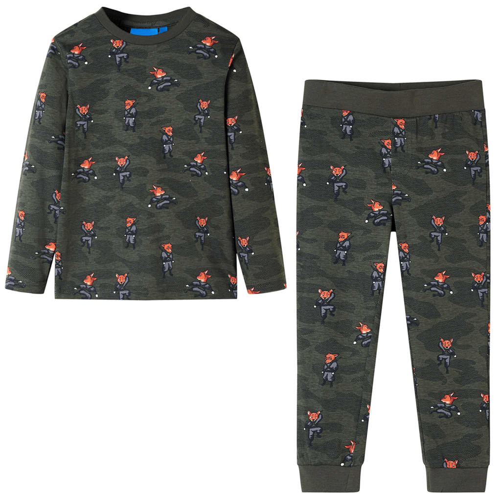 Pyjama pour enfant taille 92 kaki - 92 (1 5-2 ans) - number 1.