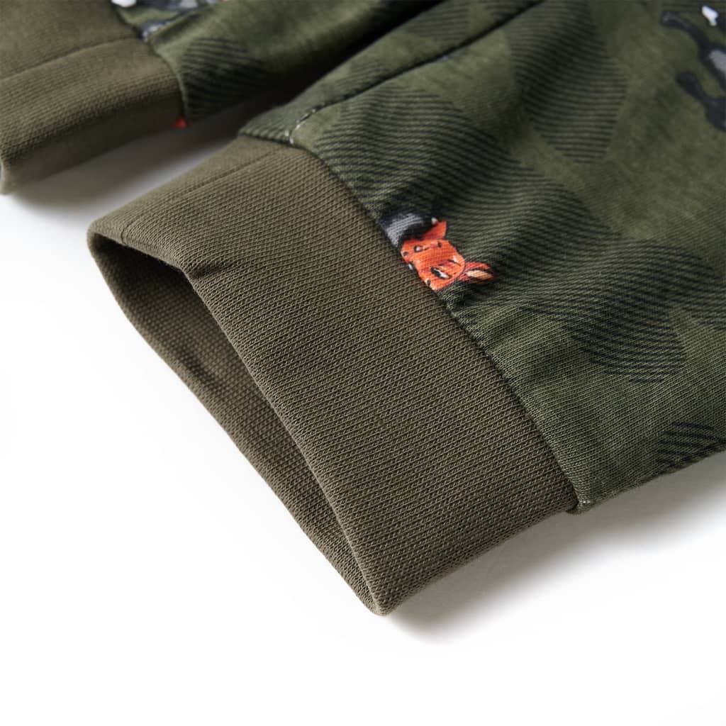 Pyjama pour enfant taille 92 kaki - 92 (1 5-2 ans) - number 12.