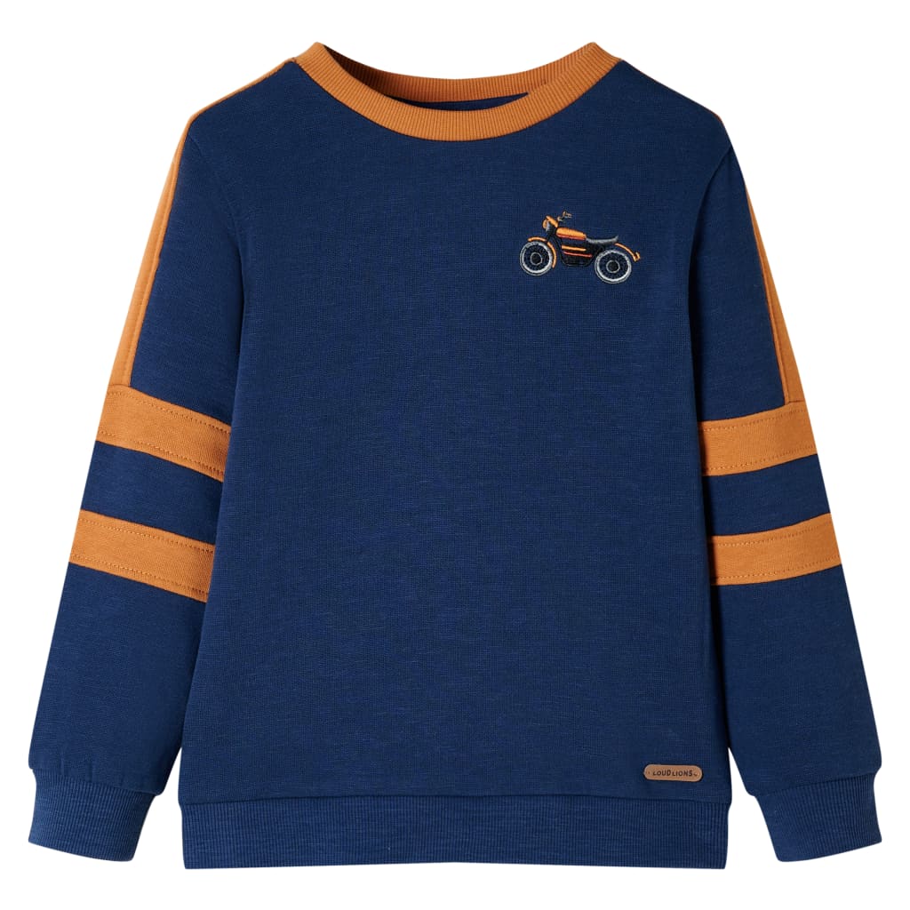 Sweat pour enfant taille 92 bleu indigo - bleu, 92 (1 5-2 ans) - number 1.