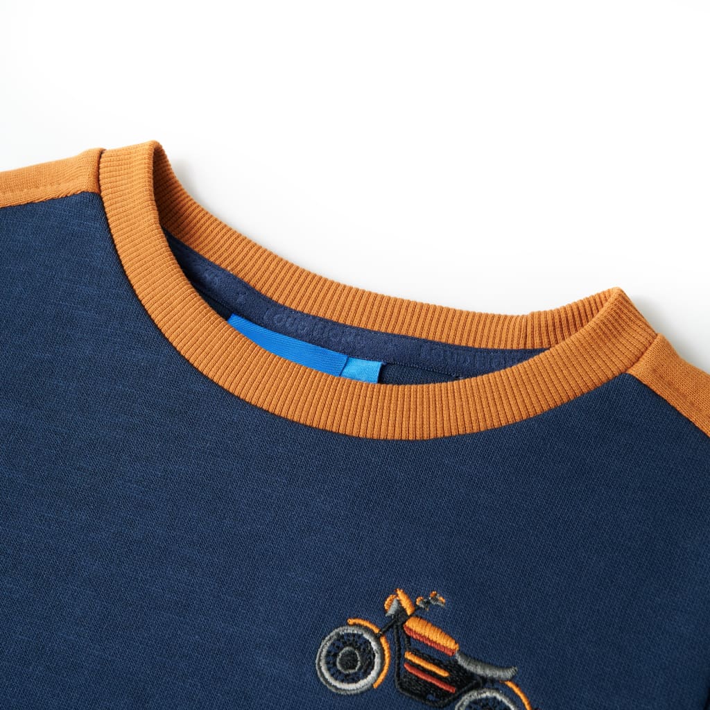 Sweat pour enfant taille 92 bleu indigo - bleu, 92 (1 5-2 ans) - number 3.