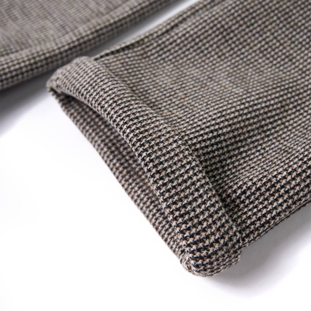 Pantalon pour enfant taille 92 écru - gris anthracite, 128 (7-8 ans) - number 5.