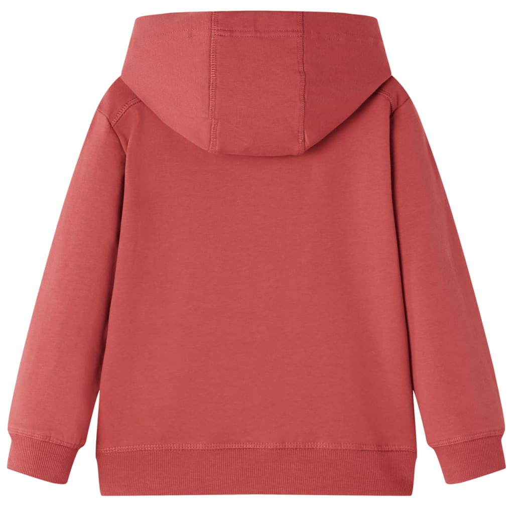 Sweat-shirt pour enfant taille 92 rouge - 92 (1 5-2 ans) - number 2.