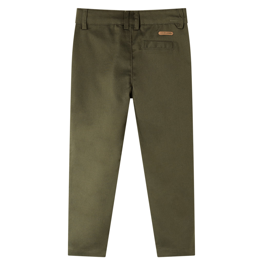 Pantalon pour enfant taille 92 - kaki, 128 (7-8 ans) - number 2.