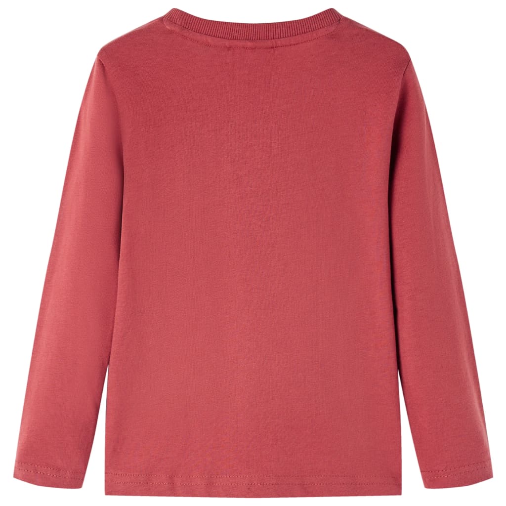T-shirt à manches longues pour enfant taille 92 - rouge, 92 (1 5-2 ans) - number 2.