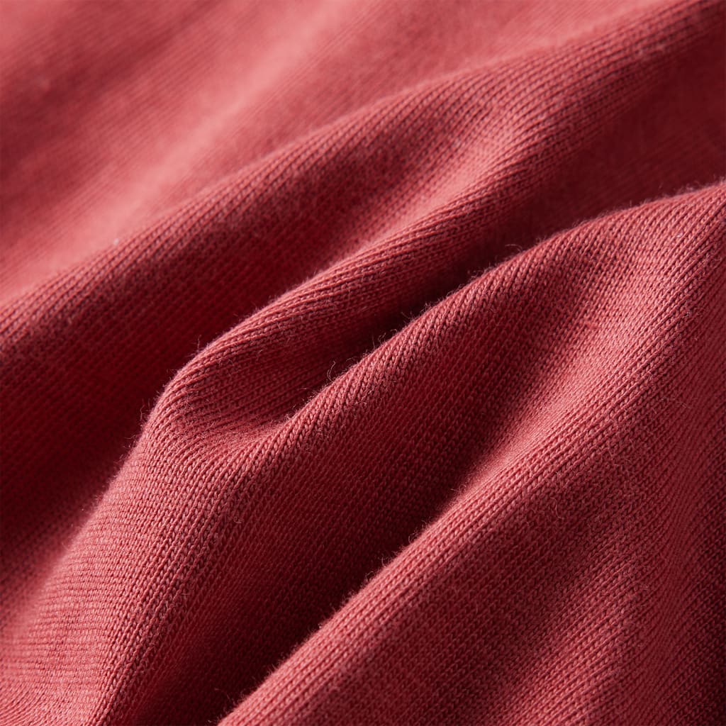 T-shirt à manches longues pour enfant taille 92 - rouge, 92 (1 5-2 ans) - number 7.