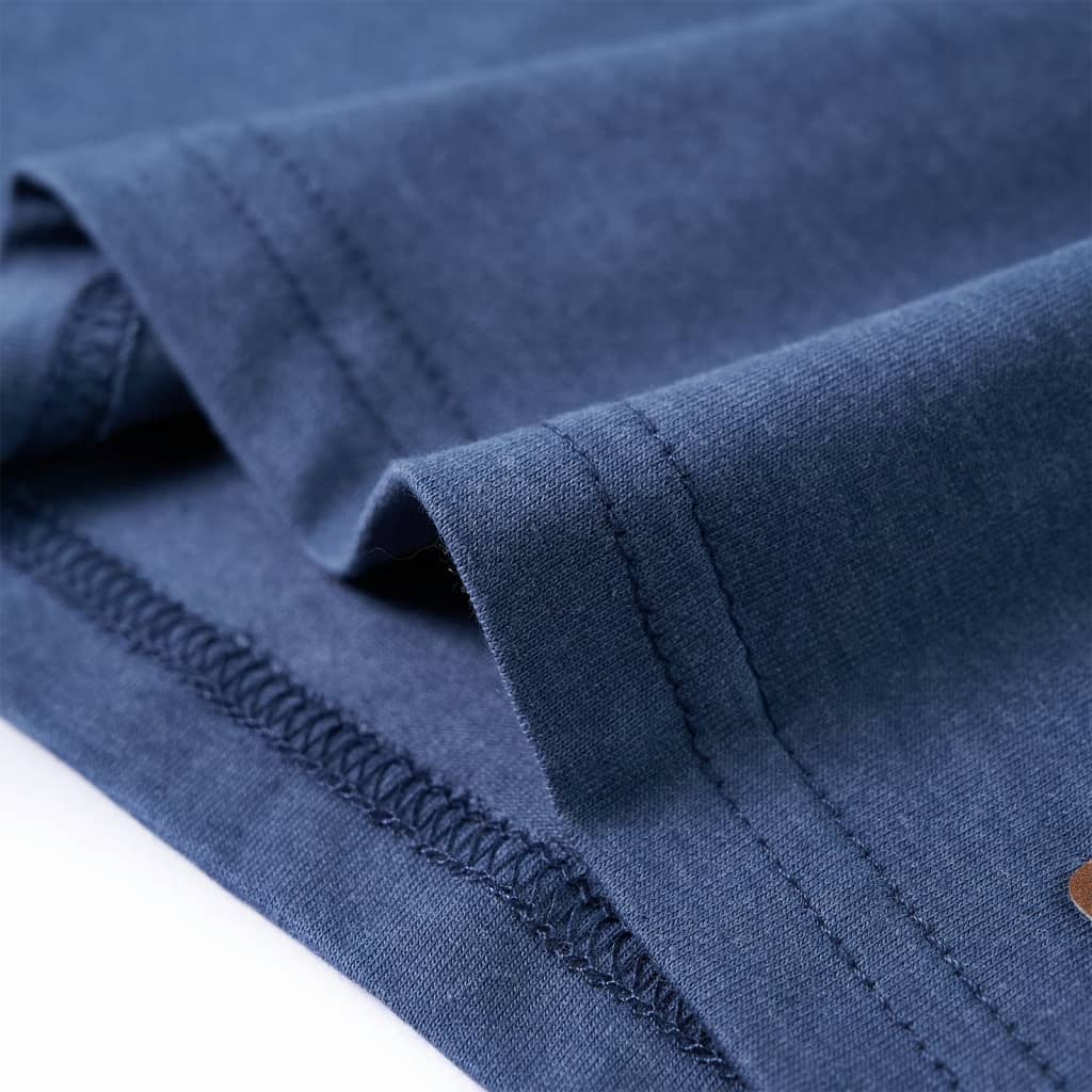 T-shirt à manches longues pour enfant taille 92 bleu chiné - 92 (1 5-2 ans) - number 6.