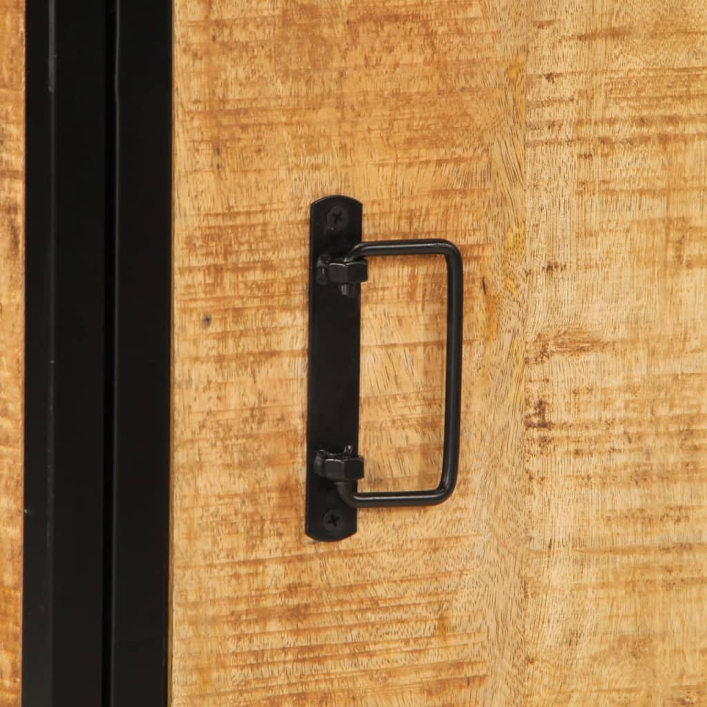 Noćni ormarić 40x30x52,5 cm puno grubo drvo manga - ooo 3, ooo 4 - number 7.