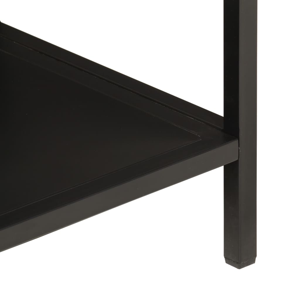 Portemanteau 90x35x180 cm bois de manguier massif et fer - number 7.