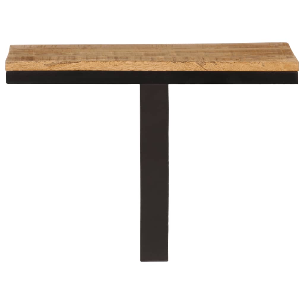 Vegghylle 40x30x32 cm heltre mangotre og jern - number 2.