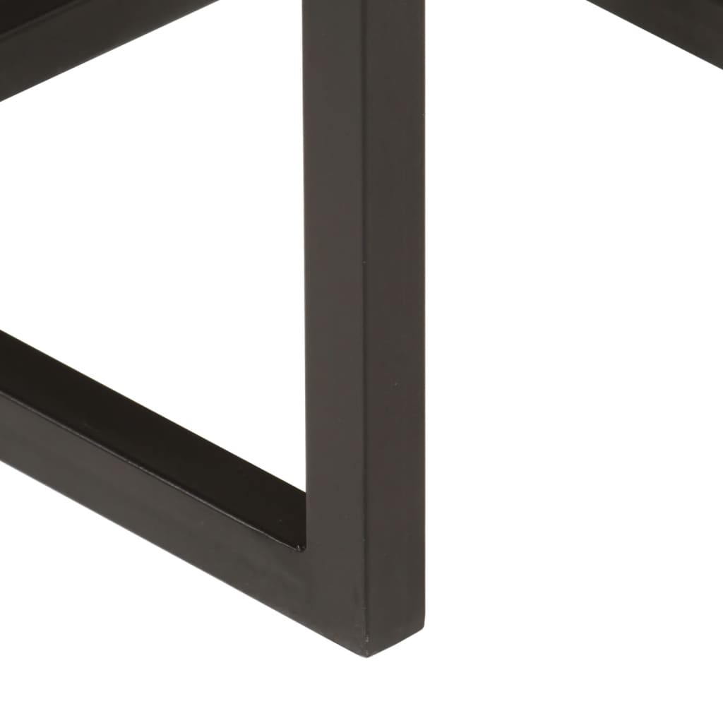 Depozitni stolovi 3 kom. čvrsto drvo manga i željezo - number 7.