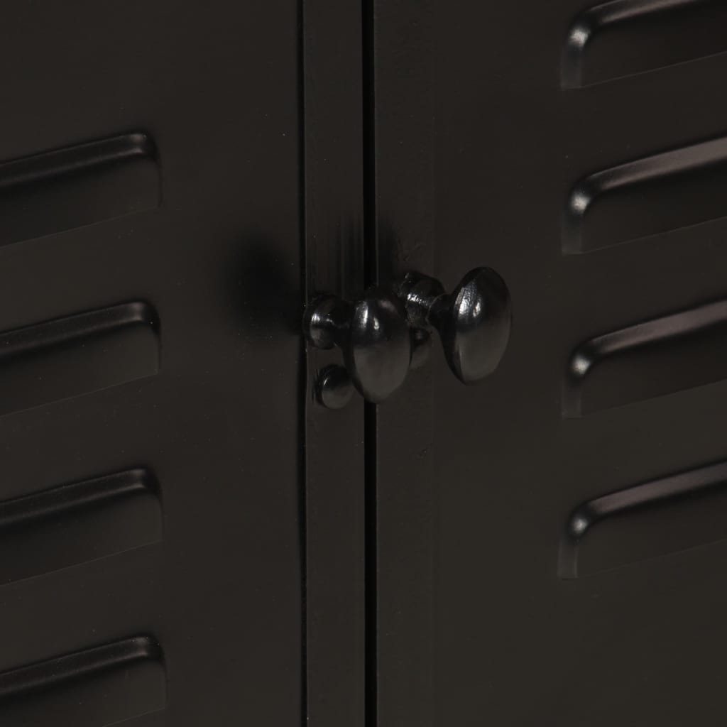 Donji ormarić za sudoper 55x35x60 cm željezo i puno mango drvo - number 8.